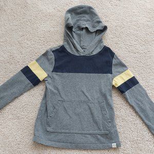 Gray and Navy Kids Hoodie